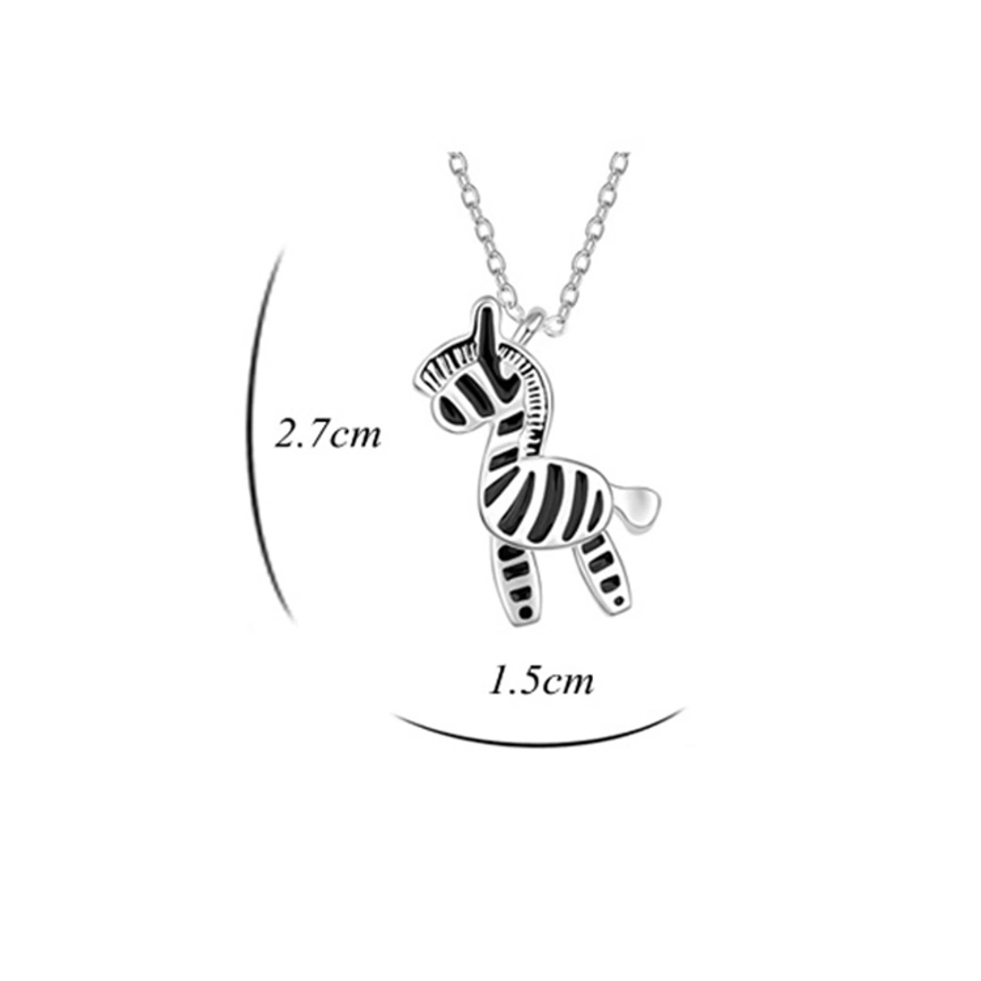 ZEBRA MEDÁL  NYAKLÁNCON
