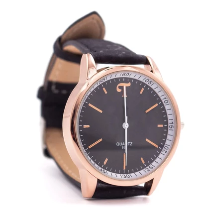 FEKETE SZÍNŰ KARÓRA - FEKETE  PARAFA SZÍJJAL 