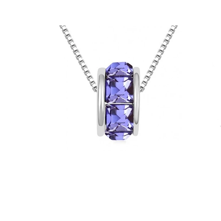 Kép 1/2 - KRISTÁLYGYÖNGY NYAKLÁNCAL - tanzanite 