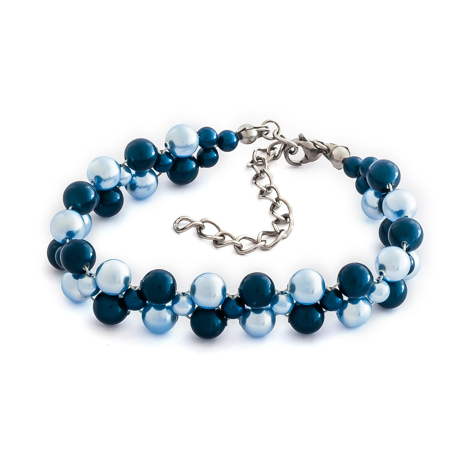 GYÖNGY KARKÖTŐ - dark blue/light blue GYÖNGY KARKÖTŐ - dark blue/light blue