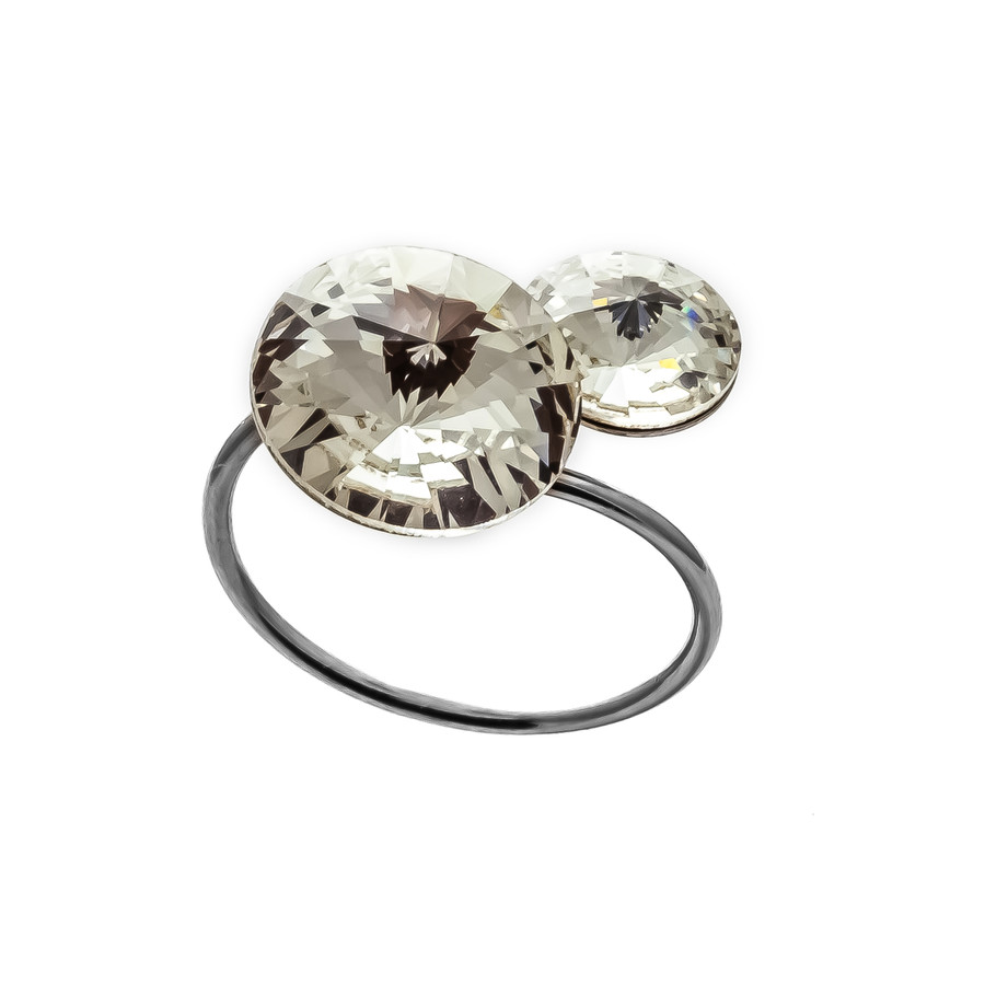 NEMESACÉL GYŰRŰ SWAROVSKI KRISTÁLLYAL NEMESACÉL GYŰRŰ SWAROVSKI KRISTÁLLYAL