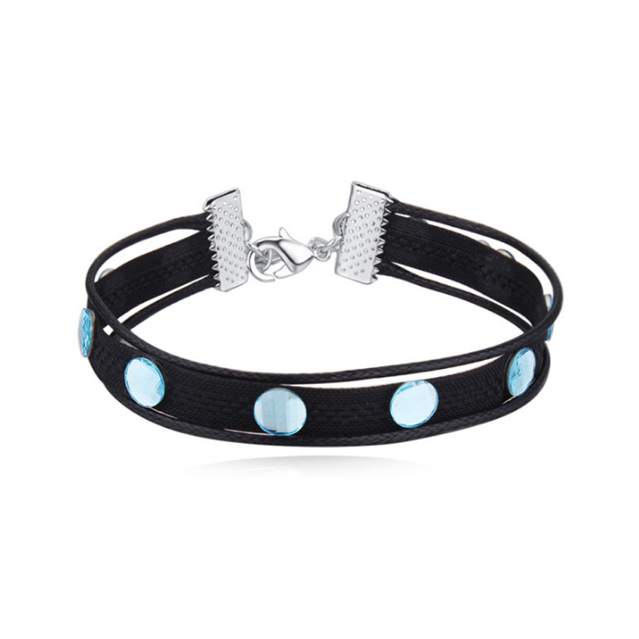 GÓTIKUS KARKÖTŐ - APRÓ SWAROVSKI KRISTÁLYOKKAL - aquamarine GÓTIKUS KARKÖTŐ - APRÓ SWAROVSKI KRISTÁLYOKKAL - aquamarine