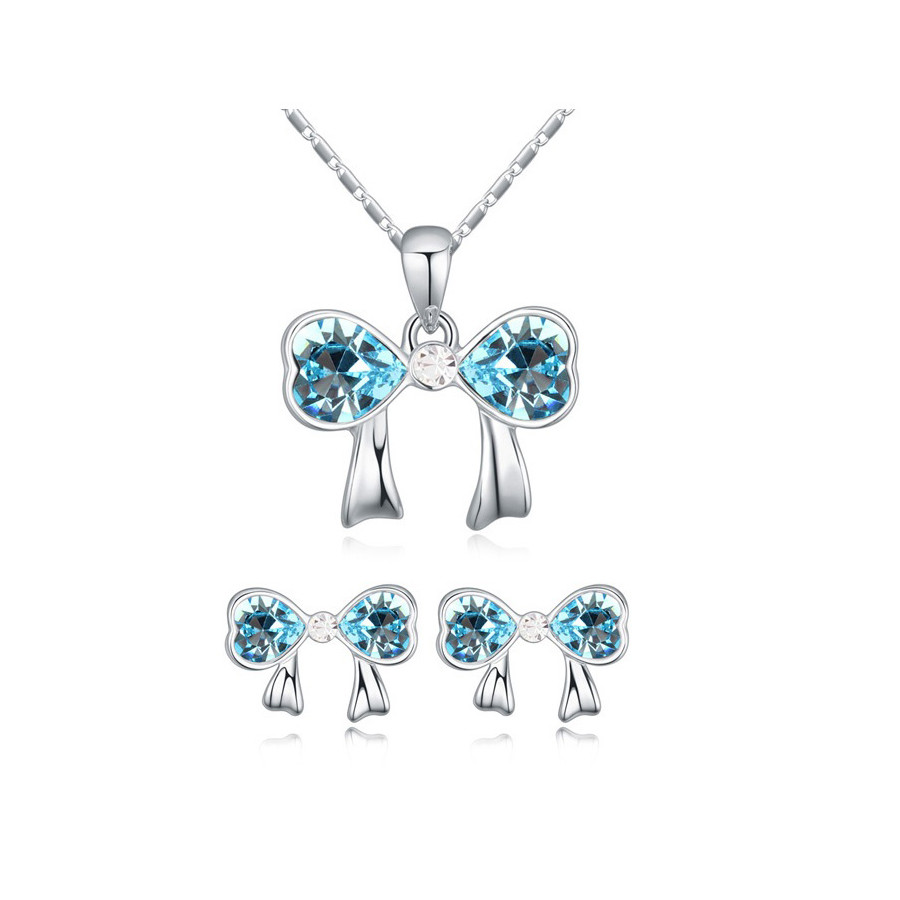 MASNI KRISTÁLYOS ÉKSZER SZETT - aquamarine MASNI KRISTÁLYOS ÉKSZER SZETT - aquamarine