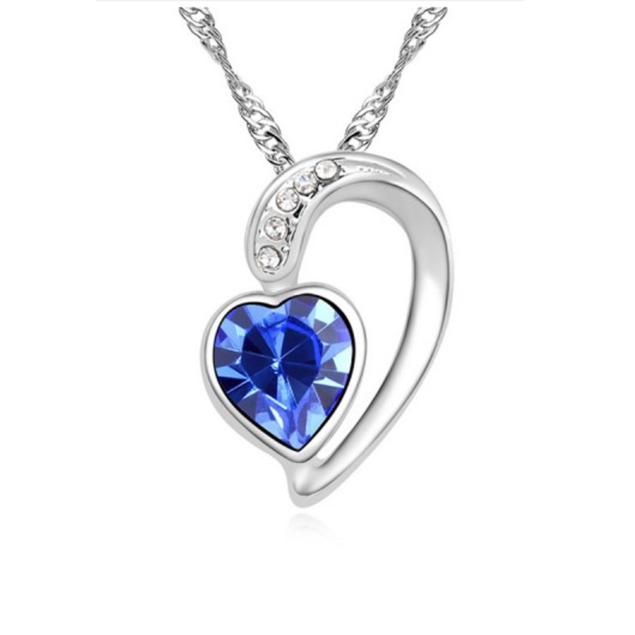 VONZALOM NYAKLÁNC - capri blue VONZALOM NYAKLÁNC - capri blue